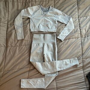 Light Denim Blue Women's Activewear Set